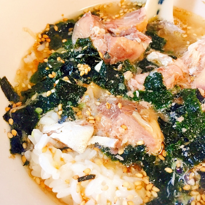 男の鯖缶ぶっかけ丼!